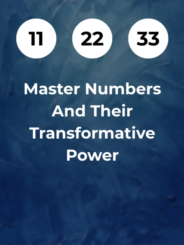 Power of  Master Numbers: 11, 22 and 33